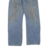 DICKIES Womens Blue Denim Regular Fit Straight Leg Cotton Blend Light W32 L30