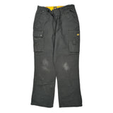 Cat Cargo Pants - 32W 32L Black Polyester Blend