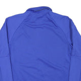 ADIDAS Mens Blue Jacket M Polyester Blend Zip Athletic Sportswear
