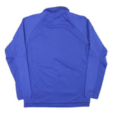 ADIDAS Mens Blue Jacket M Polyester Blend Zip Athletic Sportswear