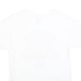 CHAMPION Mens White 2022 National Champions Graphic T-Shirt M Short Sleeve Crew