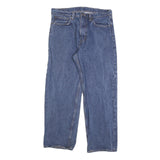 LEVI'S Mens Regular Blue Denim Classic Fit Zip Jeans W34 L29 Stylish Comfort