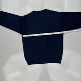 Lee Spellout Sweatshirt - Medium Navy Cotton