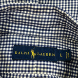 Ralph Lauren Checked Shirt - Large Blue Cotton