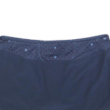 PATAGONIA Womens Navy Blue Light Blue Plain Mini Skort Polyester Blend L