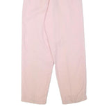 DAVID BROOKS Womens Wool Pink Relaxed Tapered Trousers W24 L28 Stylish Comfort