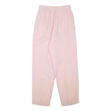 DAVID BROOKS Womens Wool Pink Relaxed Tapered Trousers W24 L28 Stylish Comfort