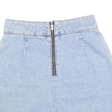 BDG Womens Blue Denim Mini Skirt Cotton Blend XS Casual Everyday Zip Closure