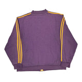Los Angeles Lakers Adidas Track Jacket - 2XL Purple Cotton Blend