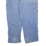 CARHARTT Mens Regular Fit Blue Denim Cotton Blend Jeans W46 L30 Workwear