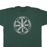 THE BEST Mens Green CEMC WalkAmerica 94 Classic L Short Sleeve Crew Neck Printed