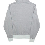CHAMPION Mens Grey Contrast Trim Pullover Hoodie S Lightweight Drawstring