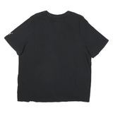 PUMA Mens Black Graphic T-Shirt 2XL Short Sleeve Crew Neck Sports Logo