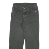 LEVI'S Mens Regular Fit Black Denim Jeans W30 L27 Classic Style Zip Closure