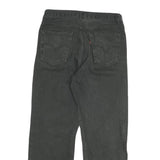 LEVI'S Mens Regular Fit Black Denim Jeans W30 L27 Classic Style Zip Closure