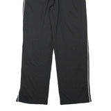 CHAMPION Mens Joggers Black With White Stripe Regular Tapered L W28 L31