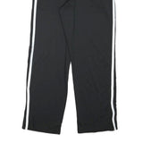 CHAMPION Mens Joggers Black With White Stripe Regular Tapered L W28 L31