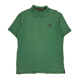 Harley Davidson Polo Shirt - Large Green Cotton