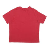LEVI'S Mens Red Graphic T-Shirt XL Short Sleeve Crew Neck Cotton Blend