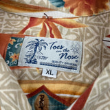 Toes On The Nose Floral Hawaiian Shirt - XL Multicoloured Cotton