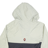 SWINGSTER Mens Grey & Black NASCAR Outdoor Jacket L Polyester Zip Hooded
