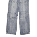 COOKERS Mens Relaxed Blue Denim Light W34 L33 Button Closure Casual Jeans