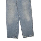 CARHARTT Mens Jeans Blue Regular Loose Denim Light W36 L32 Workwear Utility