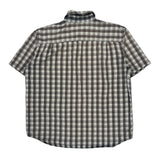 Carhartt Checked Short Sleeve Shirt - XL Grey Cotton