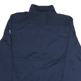 ADIDAS Mens Navy L Basketball Track Jacket L Polyester Zip Climalite Casual