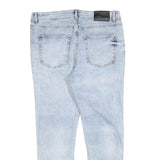 DKNY Mens Jeans Blue Slim Skinny Denim Light W36 L27 Stylish Casual