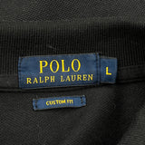 Big Pony Polo By Ralph Lauren Polo Shirt - Large Black Cotton