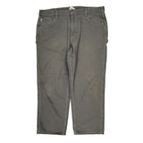 Carhartt Carpenter Trousers - 40W 30L Grey Cotton