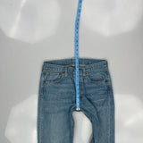 501 Levis Jeans - 29W 31L Light Wash Denim