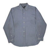 Andrew Polo By Ralph Lauren Shirt - Large Blue Cotton