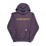 Carhartt Hoodie - Medium Purple Cotton Blend