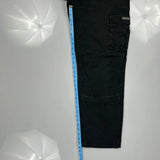 Dakota Grizzly Cargo Trousers - 32W 32L Black Cotton