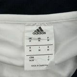 Mistral De Sherbrooke Adidas Football Shirt - Medium White Polyester