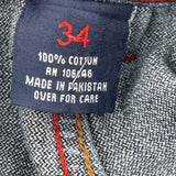 B-Fox Graphic Jeans - 33W 30L Blue Cotton