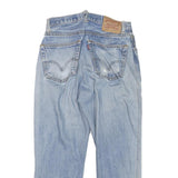 LEVI'S Womens Jeans Blue Regular Straight Denim Light W26 L22 Distressed Cotton