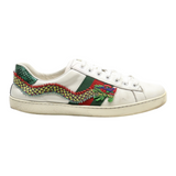 GUCCI Sneaker Trainers White Leather Mens UK 6