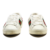 GUCCI Sneaker Trainers White Leather Mens UK 6