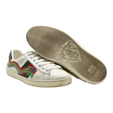GUCCI Sneaker Trainers White Leather Mens UK 6