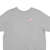 NIKE Mens Grey Graphic T-Shirt 2XL Short Sleeve Crew Neck Casual Cotton Blend