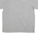NIKE Mens Grey Graphic T-Shirt 2XL Short Sleeve Crew Neck Casual Cotton Blend