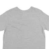 NIKE Mens Grey Graphic T-Shirt 2XL Short Sleeve Crew Neck Casual Cotton Blend
