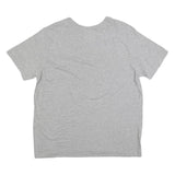 NIKE Mens Grey Graphic T-Shirt 2XL Short Sleeve Crew Neck Casual Cotton Blend