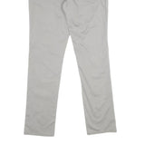 ELLESSE Mens Cotton Blend Grey Regular Fit Straight Trousers W36 L34 Casual