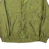 DINOS Mens Olive Green Zip Jacket M Polyester Blend Plain Lightweight Casual