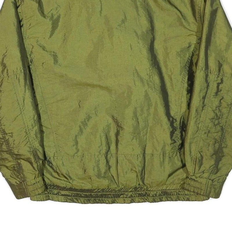DINOS Mens Olive Green Zip Jacket M Polyester Blend Plain Lightweight Casual