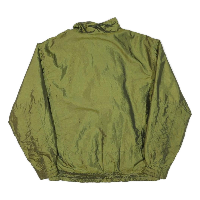 DINOS Mens Olive Green Zip Jacket M Polyester Blend Plain Lightweight Casual